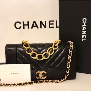CHANEL WOC RARE!! MADEMOISELLE CROSSBODY CLUTCH SHOULDER FULL FLAP 100%AUTHENTIC